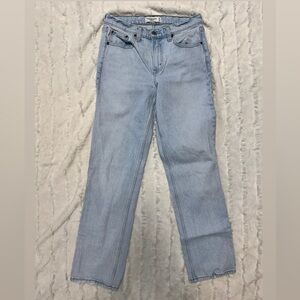 Abercrombie & Fitch 90s Mid Rise Straight Jeans